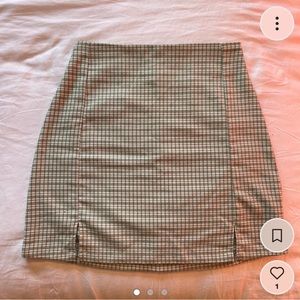 Brandy Melville plaid skirt
